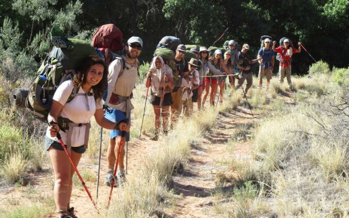 adults only backpacking trip in the southwest